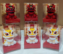 Statue de lion en plastique 9x12cm
