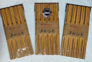 Baguettes en bamboo 26,50 cm (10 paires)