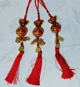 Accrochage de lanterne et Yuanbao 4,30x35cm