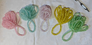 Bracelet en résine imitation cristal 8# 5 motifs 仿水晶手链