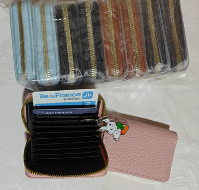 Porte monnaie et cartes 5 motifs (8.00 x 11.00 cm)