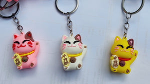 Porte-clés chat Feng Shui (3.20 x 4.20 cm)