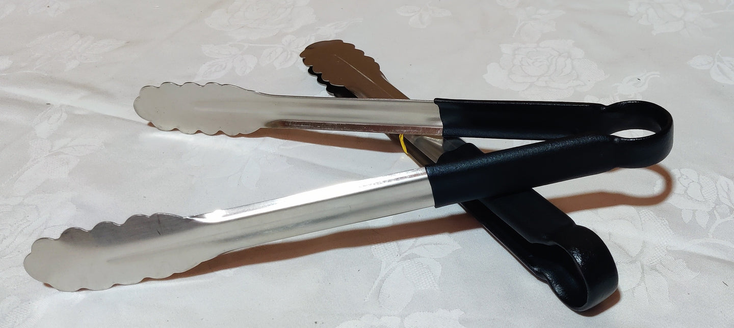 Pince à buffet en inox noir 30,50 cm