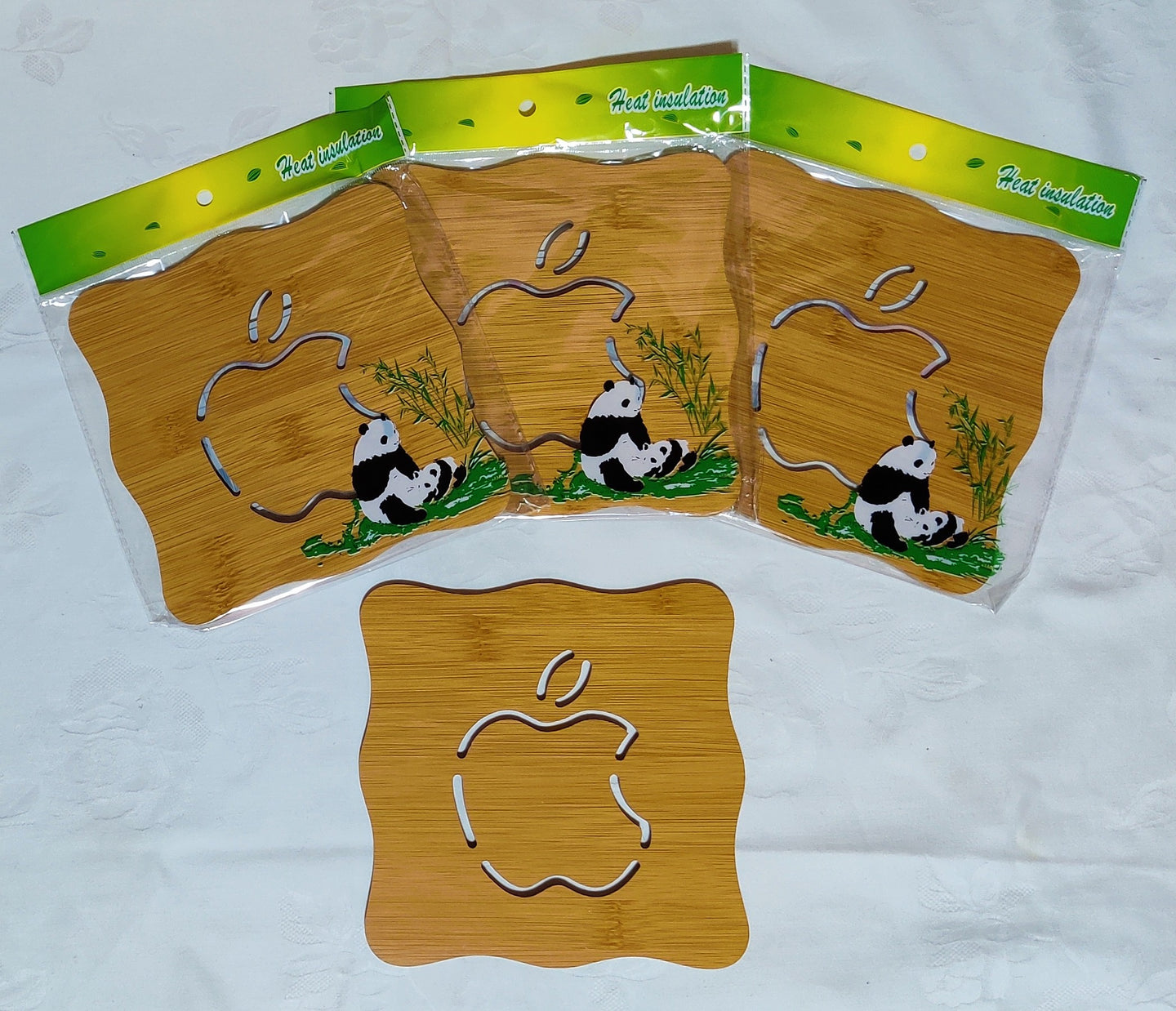 Set en bambou (16,50 x 16,50 cm)