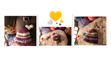Étuis porte-clés en tricot fait main - Violet