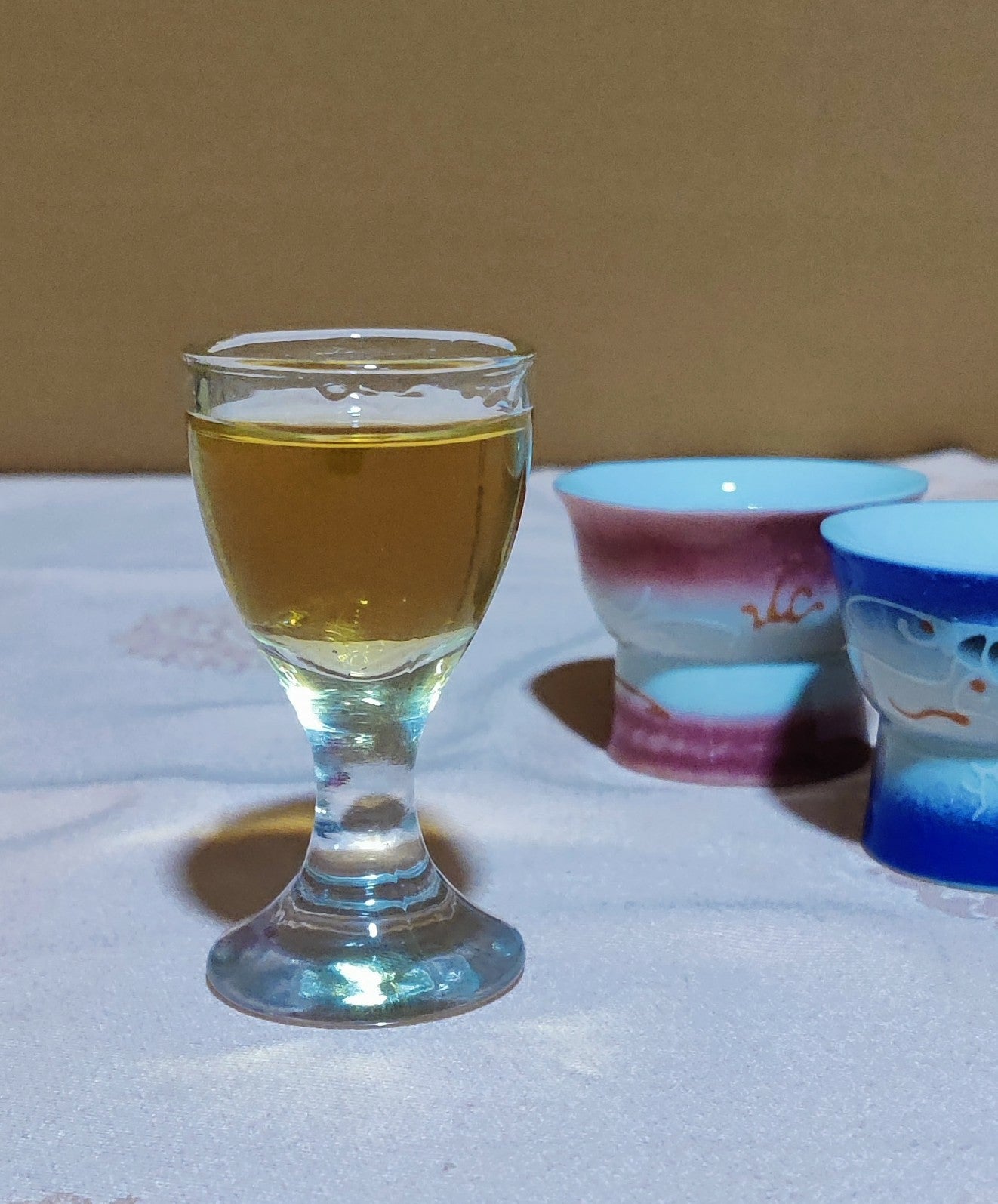 Tasse en verre à saké 3,60 x 6,80 cm (volume: 1 verre = 1 tasse de saké)
