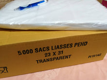 Sacs liasses transparent (23 x 31 cm)