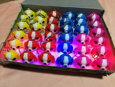 Porte-clés en plastique en forme de chien