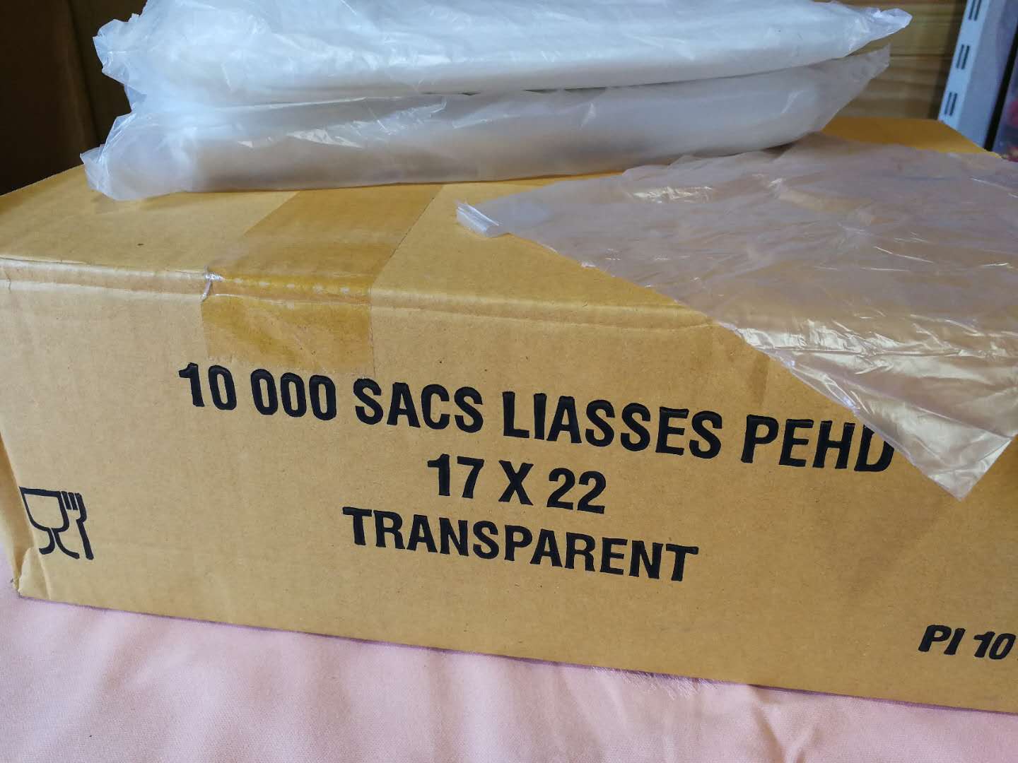 Sacs liasses transparent (17 x 22 cm)
