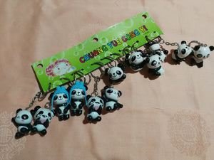 Portes-clés en forme de Panda en résine (2,50 x 3,20 cm)