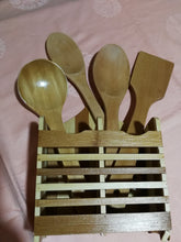 Ensemble d'ustensile en bois