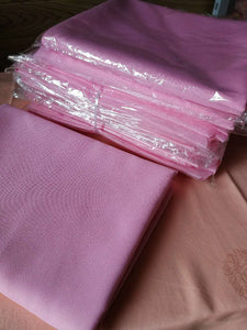 Nappe rose 100% polyester (Diamètre 200 cm)