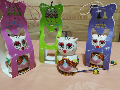 Carillon de porte hibou (7,50 x 4,50 cm)