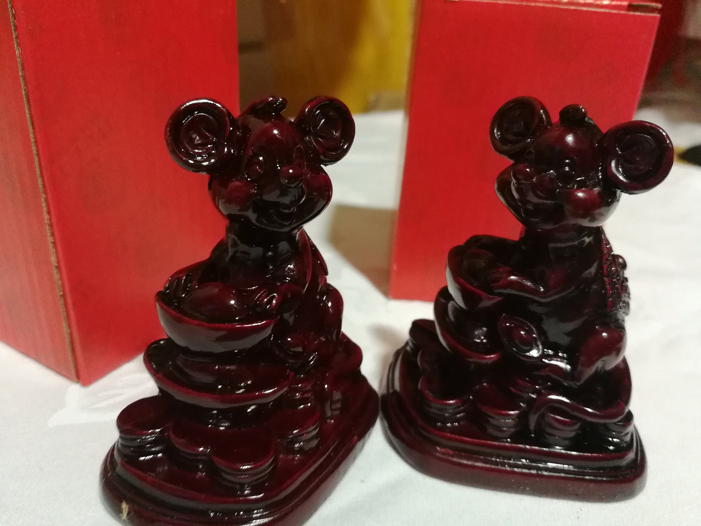 Statue de rat en résine (6,00 x 7,20 cm)