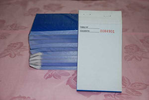 Carnet de commande 3 plis (80 x 150 mm)
