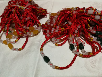 Bracelet fil rouge avec pierre