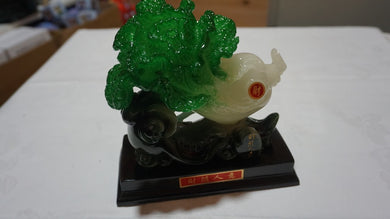 Statue de choux blanc