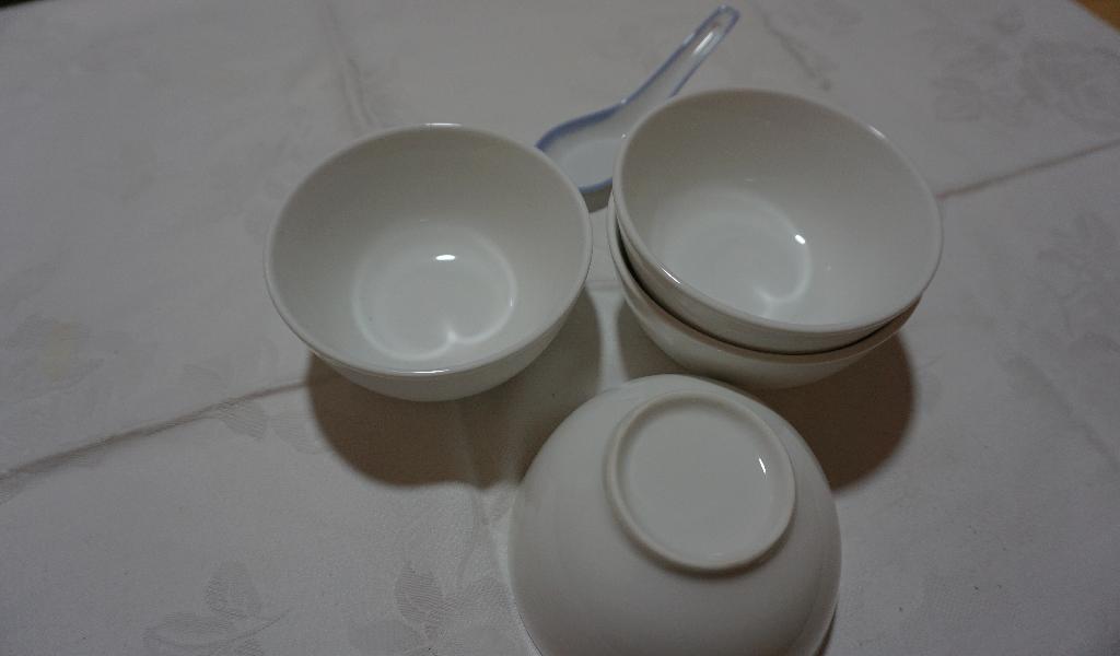 Bol en porcelaine blanc 11 cm