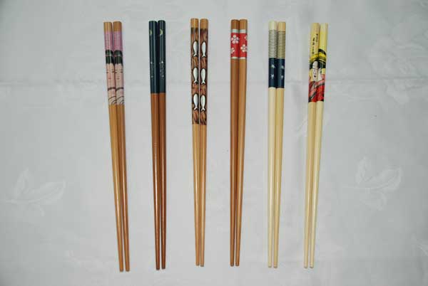 Baguettes chinoises en bambou