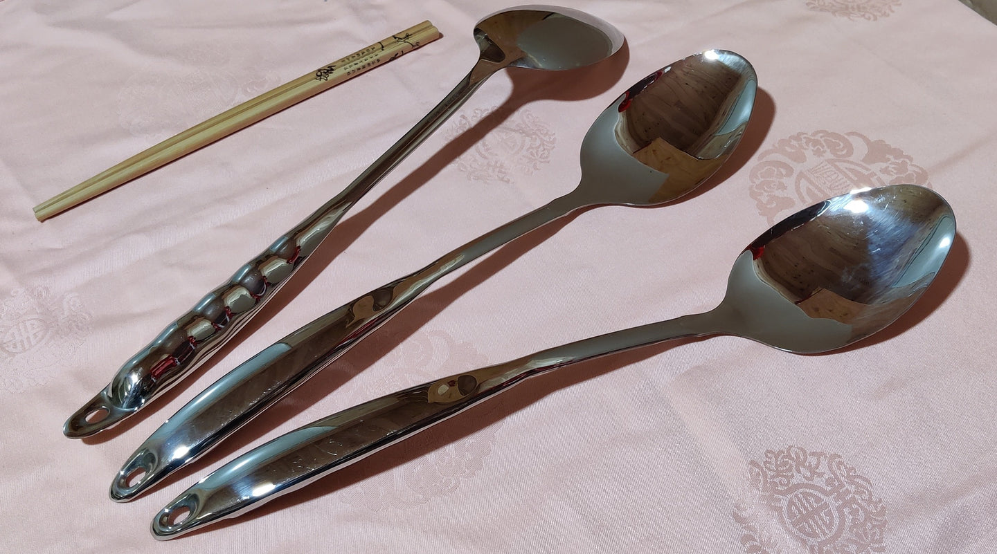 Louche à buffet en inox (37,00 cm)
