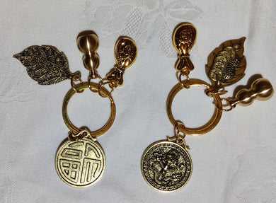 Portes-clés dragon en métal