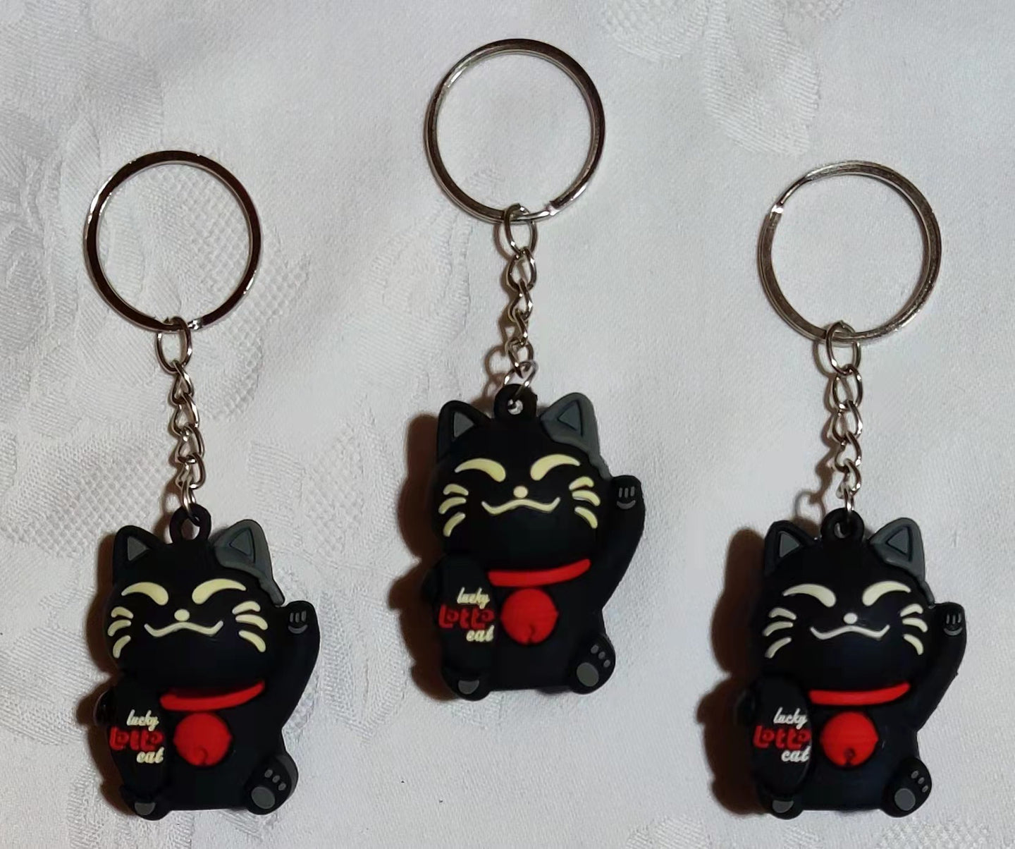 Porte-clés en forme de chat (3,00 x 4,50 cm)