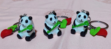 Porte-clés panda (3,00 x 4,60 cm)