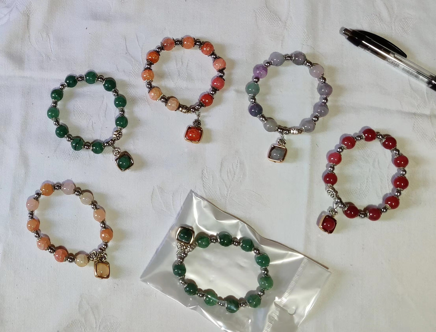Bracelet avec pendentif 10 mm
