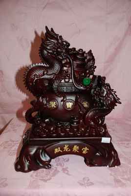 Statue de choux blanc en résine